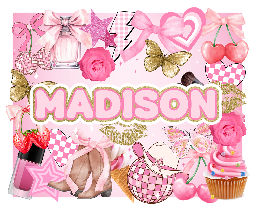 REMOVABLE WALL STICKERS-PRETTY PINK